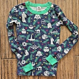 Hanna Andersson Star Wars Navy and Green Long Sleeve Tee Size‎ 10